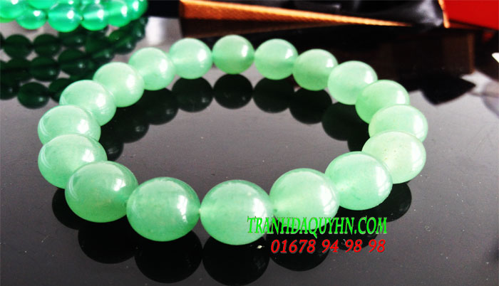 vòng tay đá thạch anh xanh
